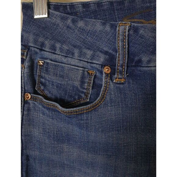 Seven7 Women's Jeans 4 Super Stretch Mid Rise Skinny Denim Jeans Sz 4 - Picture 3 of 6